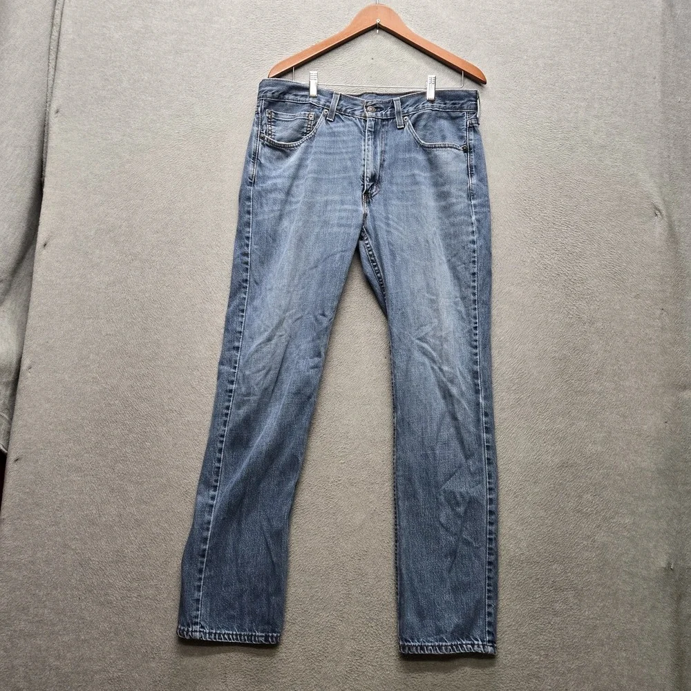 Levi's 514 Men Jeans 34X32 Blue Denim Straight Fit 31